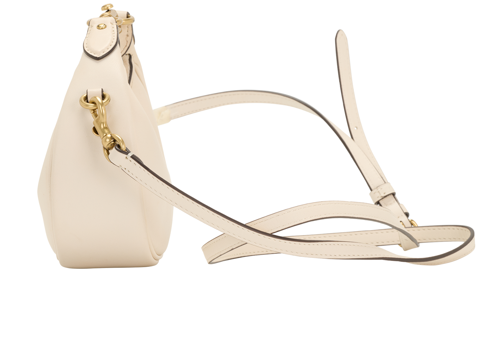 Jonie, &pound;120, Handbags, Cream, Leather, Side view
